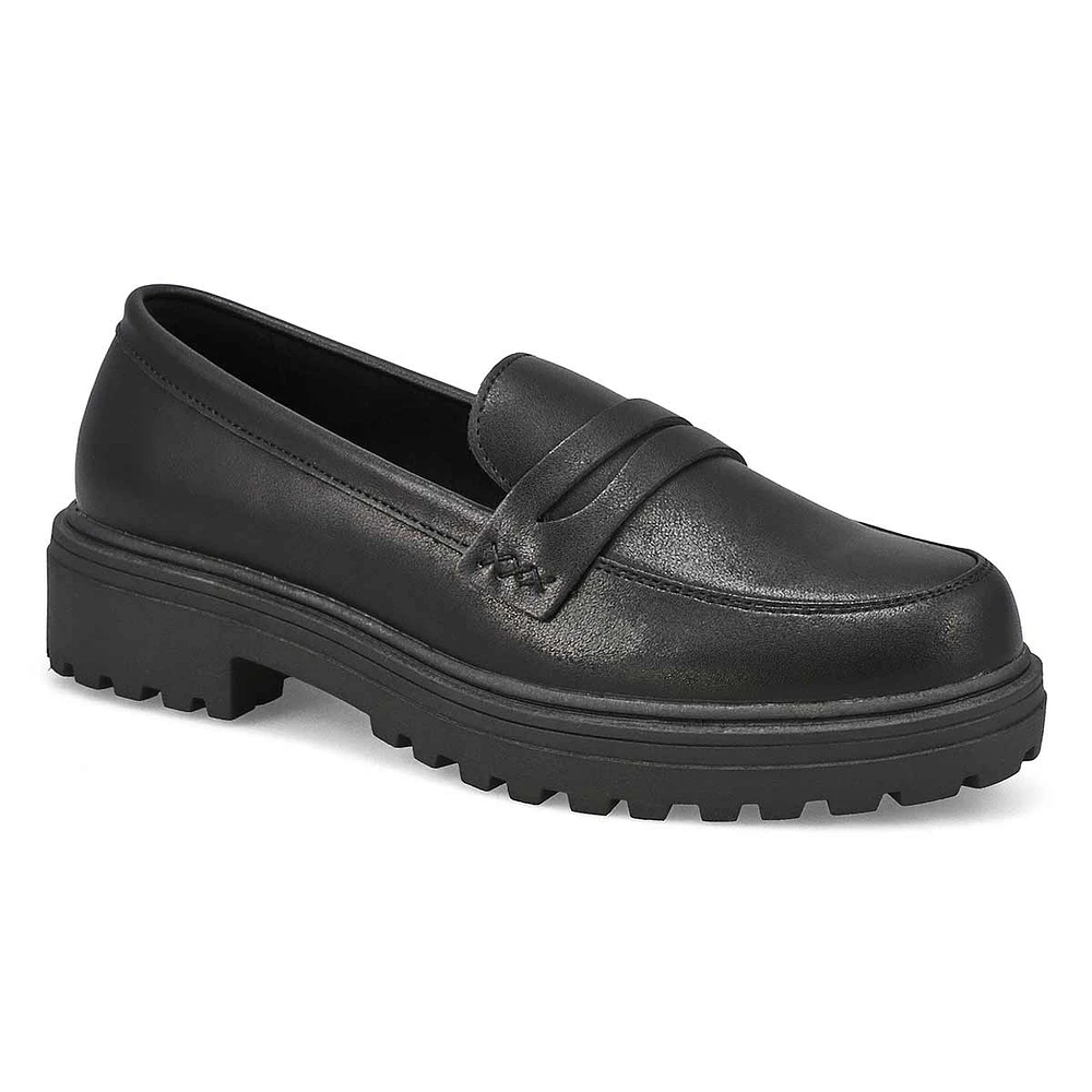 Women's  Dotty3 Leather Penny Loafer - Black