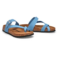 Women's Electra Memory Foam Thong Sandal - Blue