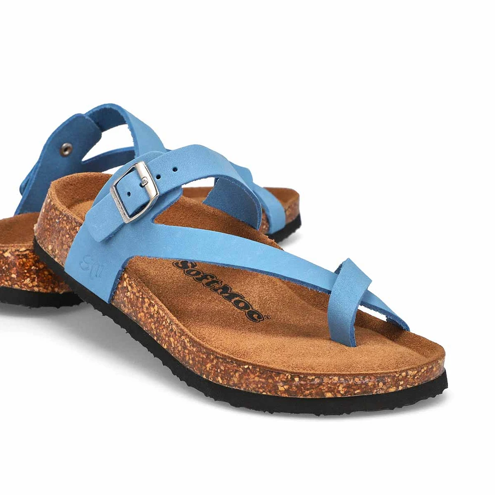 Women's Electra Memory Foam Thong Sandal - Blue