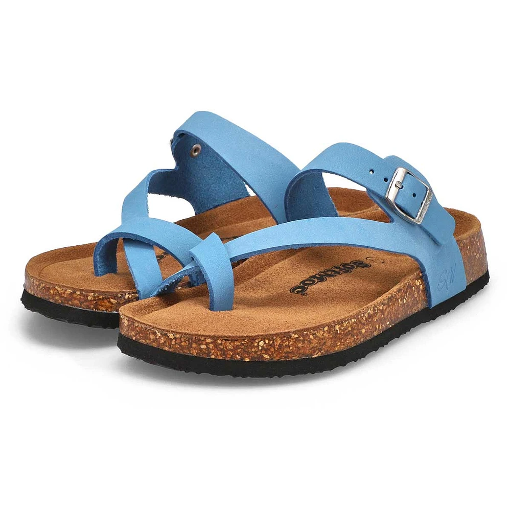 Women's Electra Memory Foam Thong Sandal - Blue