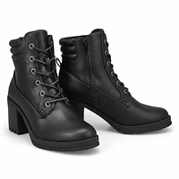 Women's  Felicity Platform Lace Up Bootie - Black