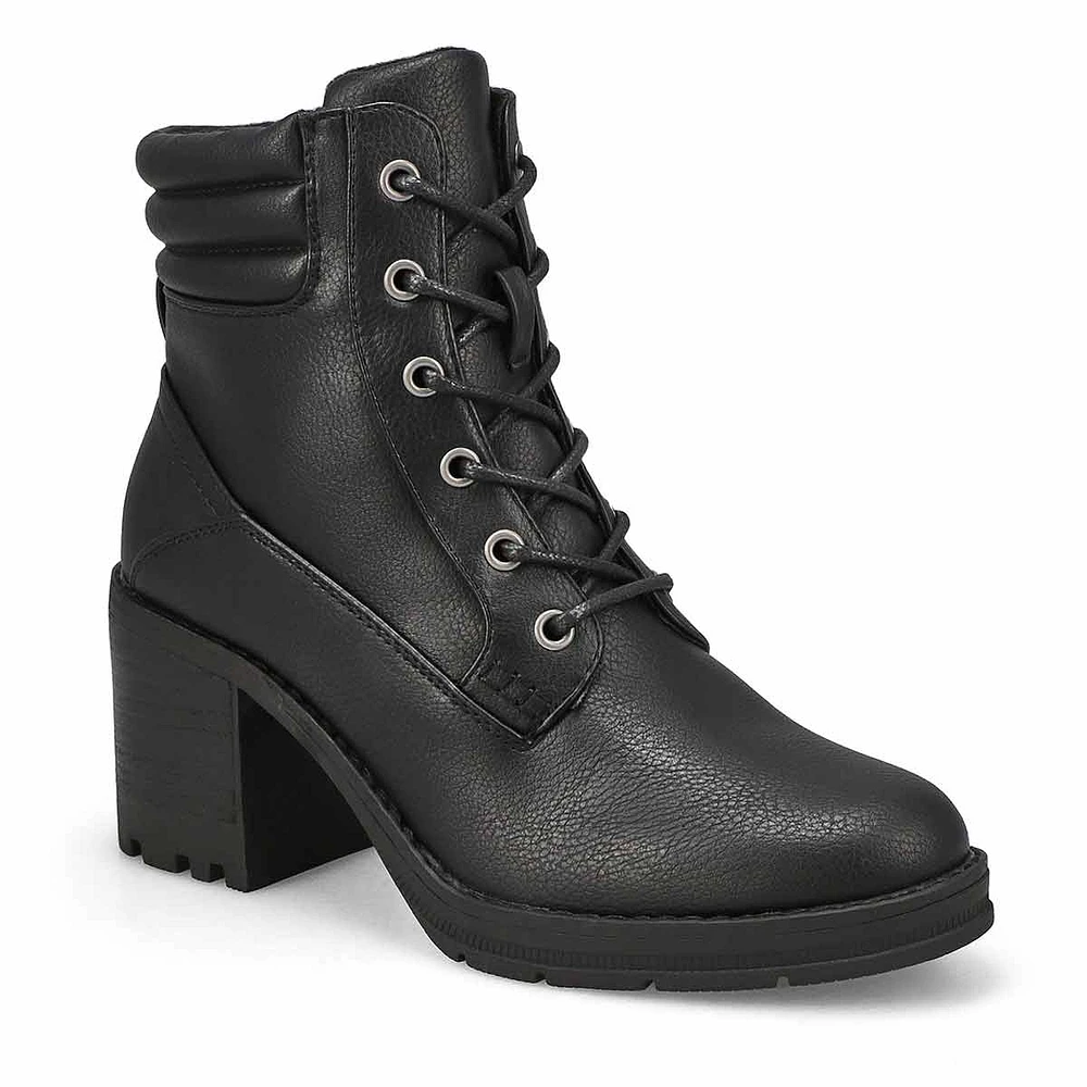 Women's  Felicity Platform Lace Up Bootie - Black