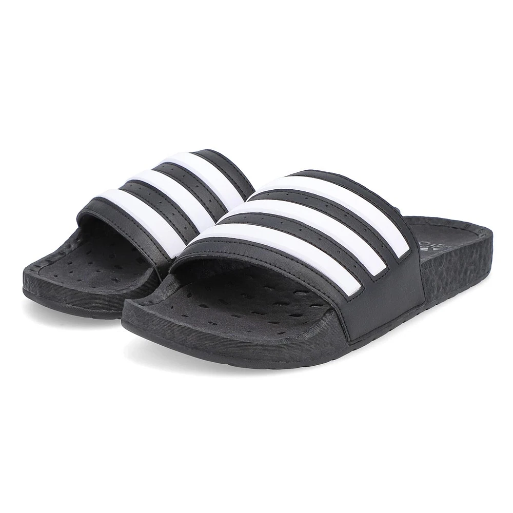 Men's Adilette Boost Slide Sandal - Black/White