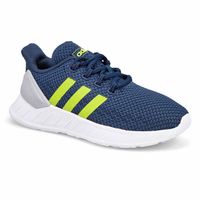 Girls' Questar Flow K Running Shoe - Navy/Yellow