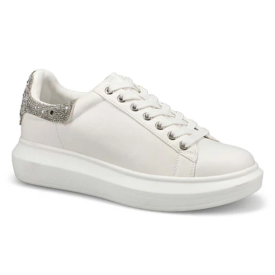 Women's Gerry-R Lace Up Fashion Sneaker - Rhinesto