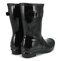 Bottes de pluie ORIGINAL SHORT GLOSS, noir, femmes