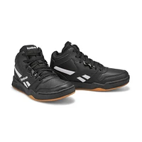 Boys' BB4500 Court Sneaker - Black/ White