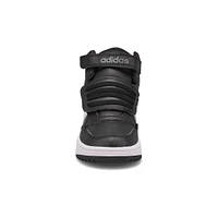 Infants' B Hoops Mid 3.0 K Sneaker - Black/White