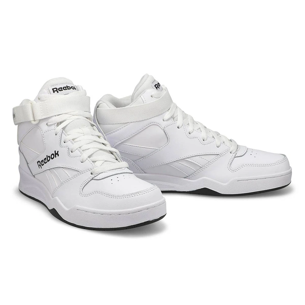 Men's Royal BB4500 Hi Strap Sneaker - White/Black