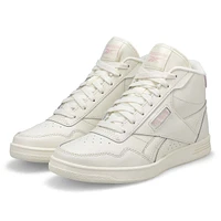 Women's Club High Top Sneaker - Chalk/Pink