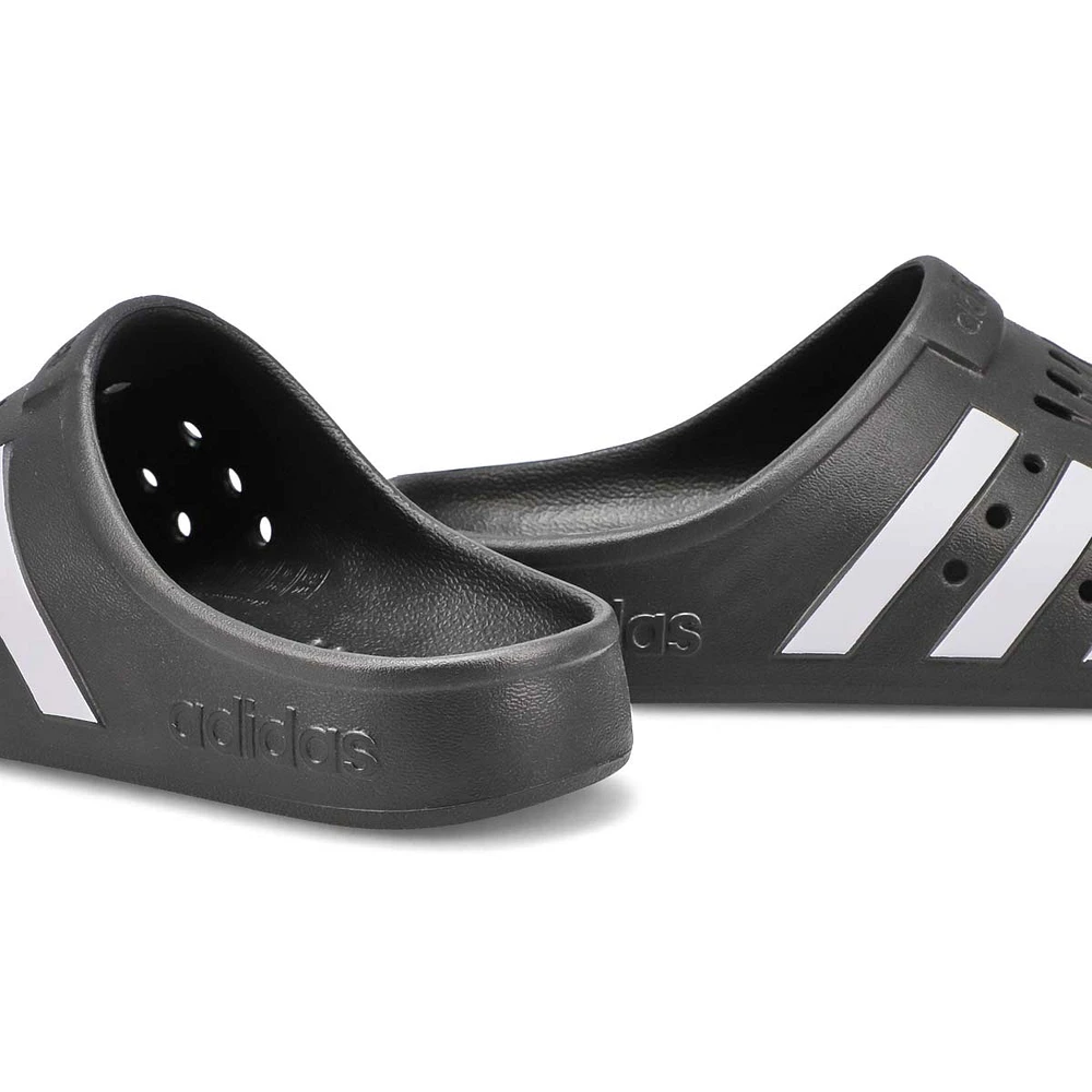 Men's Adilette Clog Slip On Shoe - Black/White