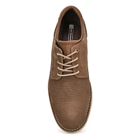 Richelieu dÃ©contractÃ© en cuir HALIFAX, noir, homme