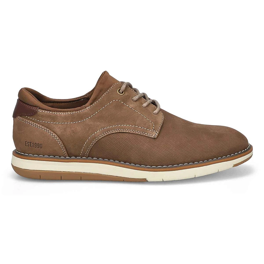 Richelieu dÃ©contractÃ© en cuir HALIFAX, noir, homme