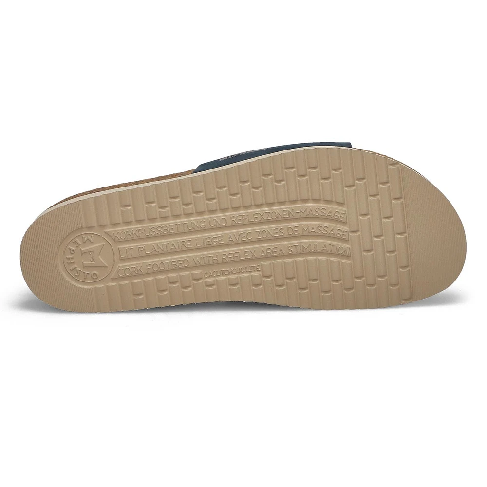 Women's Hanik Cork Footbed Slide Sandal - Black