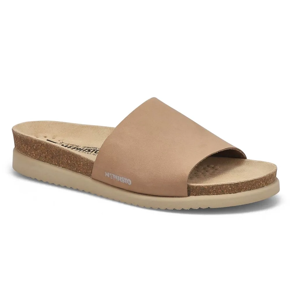 Women's Hanik Cork Footbed Slide Sandal - Black