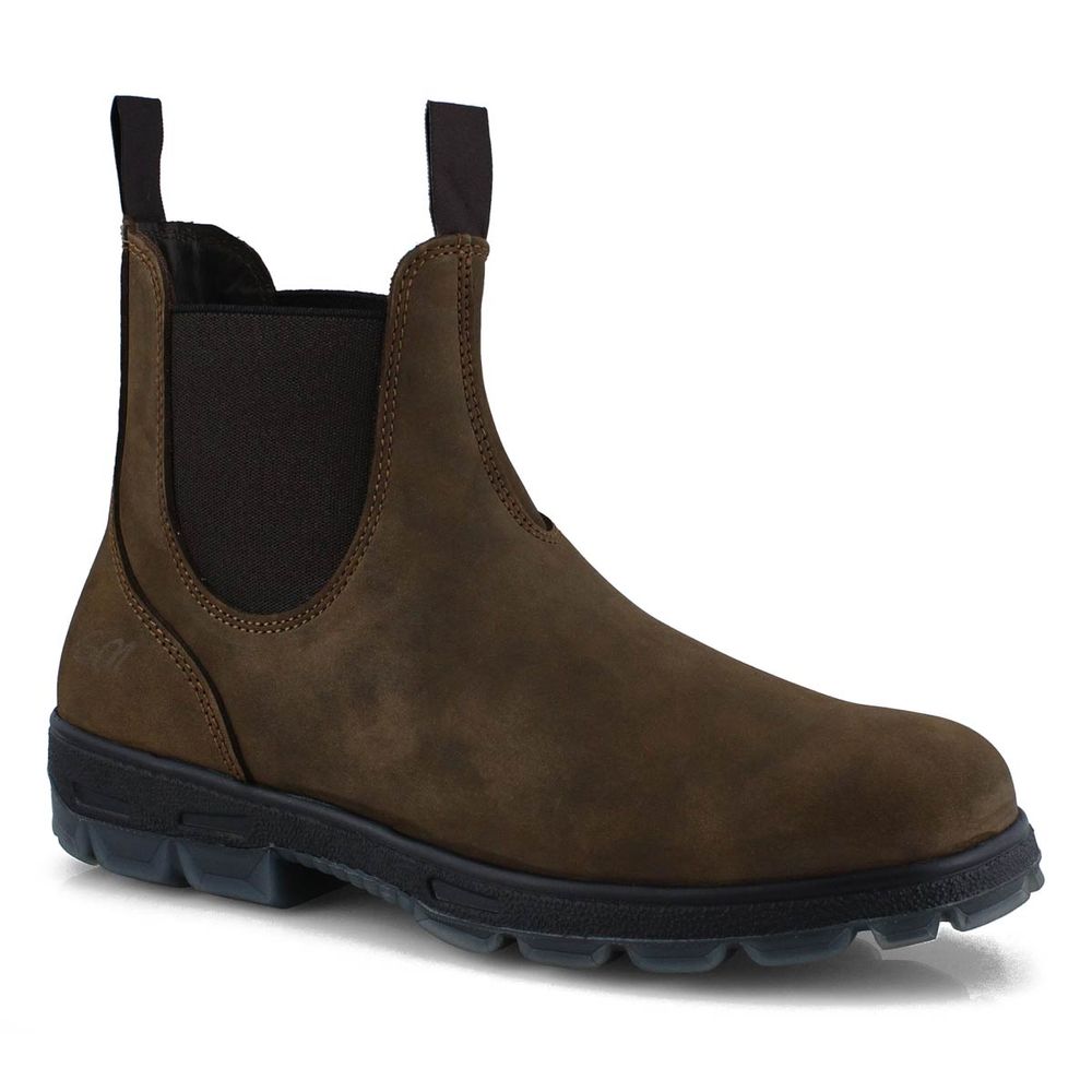 Men's Heath Chelsea Boot - Brown Crazy Horse