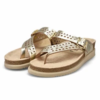 Sandale passe-orteil Ã  lit de pied HELENA PERFORAT