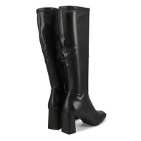 Botte habillÃ©e au genou HOLLY, noir, femmes