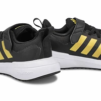 Kids' FortaRun 2.0 EL Sneaker - Black/Gold