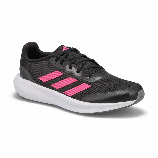 Adidas Girls' RunFalcon 3.0 K Sneaker - Black/Pink