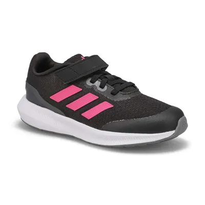 Boys' RunFalcon 3.0 EL K Snekaer - Black/White