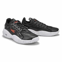 Men's Solution Mid BBall Sneaker - Black/Orange