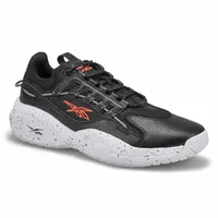 Men's Solution Mid BBall Sneaker - Black/Orange