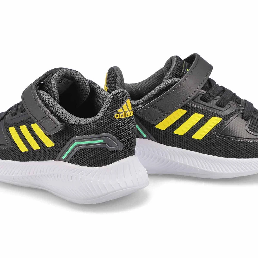 Infants' RunFalcon 2.0 Sneaker - Black/Yellow