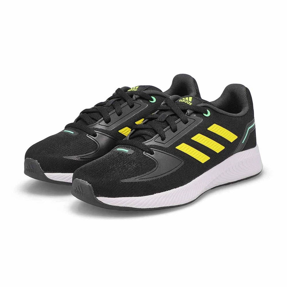 Kids' RunFalcon 2.0 K Sneaker - Black /Yellow