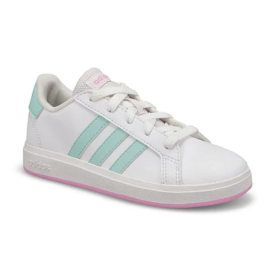 Baskets GRAND COURT 2.0 K, blanc/rose, filles