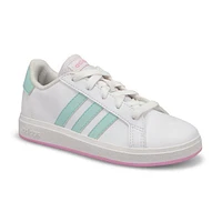 Baskets GRAND COURT 2.0 K, blanc/rose, filles