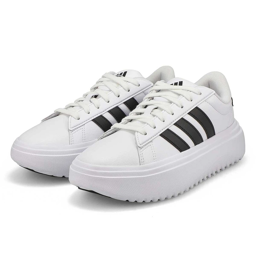 Basket GRAND COURT PLATFORM, blanc/noir, femmes