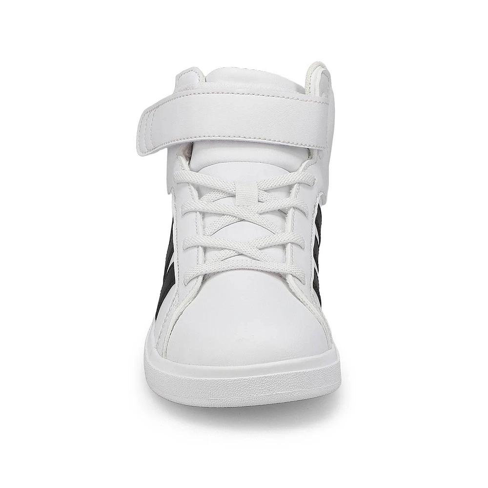 Kids'  Grand Court Mid K Sneaker - White/Black