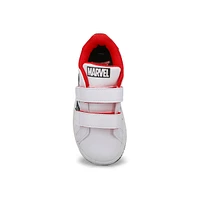 Infants' Grand Court Spiderman Sneaker - White/Bla