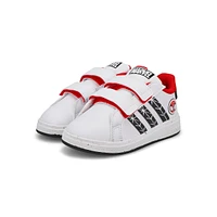 Infants' Grand Court Spiderman Sneaker - White/Bla