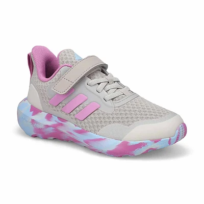 Girls'  FortaRun 3.0 EL C Sneaker - Grey/Purple/Gr