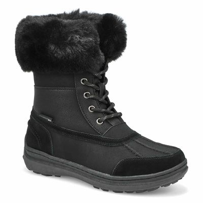 Women's Iseloa Wtpf Lace Up Winter Boot-Blk