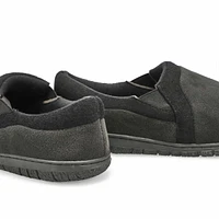 Men's Jacob Memory Foam Closed Back Slipper - Blac