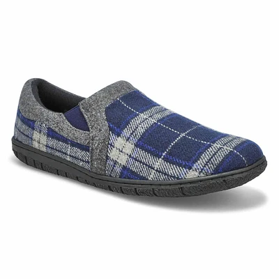Men's Jacob Memory Foam Closed Back Slipper - Blac