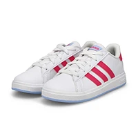 Girls'  Grand Court 2.0 K Sneaker - White/Pink