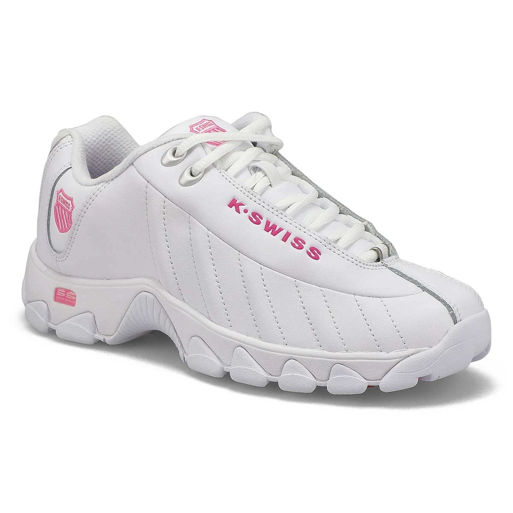 Women's ST329 Sneaker - White /Silver