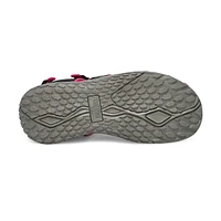 Girls' Kayla Fisherman Sandal - Black/Pink