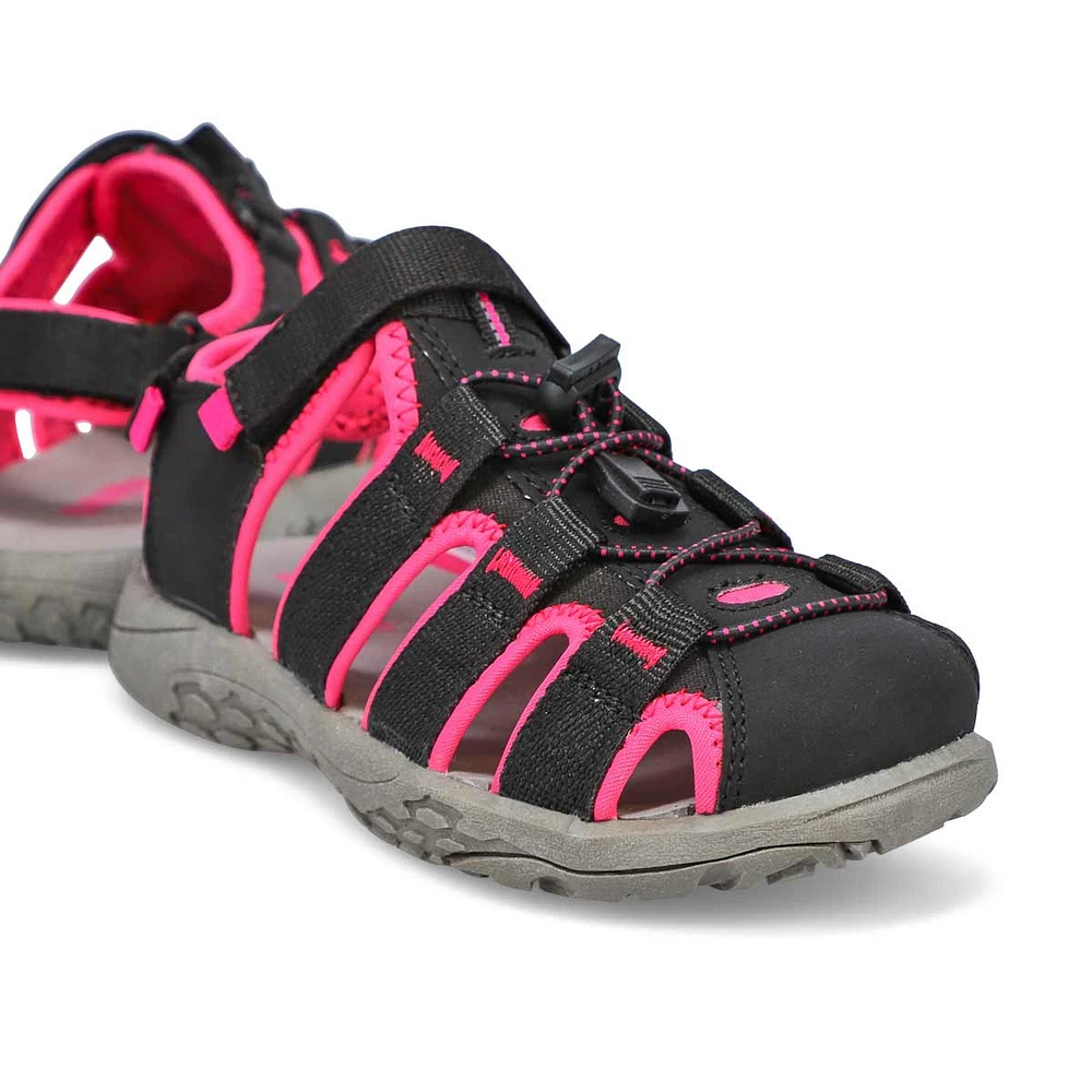 Girls' Kayla Fisherman Sandal - Black/Pink