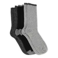 Women's Cable Knit Mlt Sock 3 Pack - Charcoal/Asso