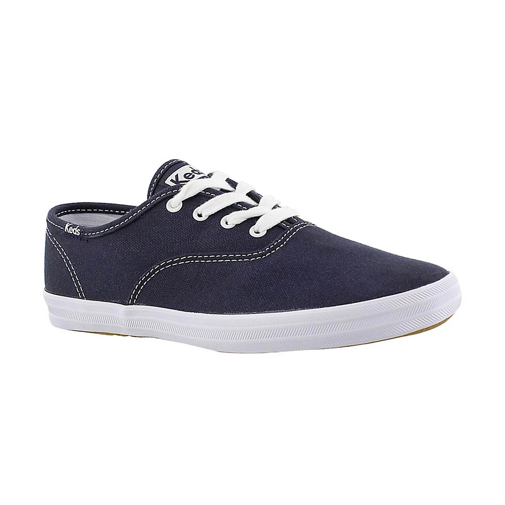 Girls' CHAMPION navy canvas sneakers