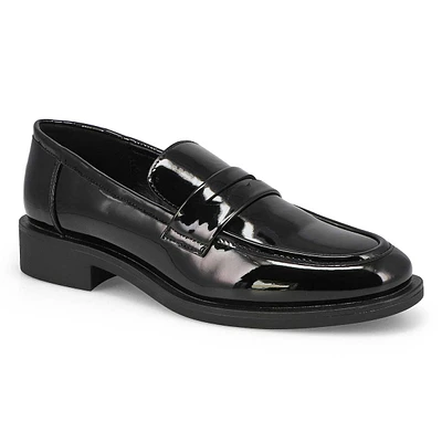 Women's Lara Tailored Penny Loafer - Black Patent