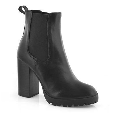 Womens LOOPY BLK slip on chelsea boot