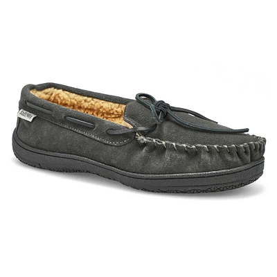 SoftMocs en suède doublés LOUIE, noir, hommes