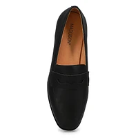 Women's Lynesse Leather Slip On Flat - Black