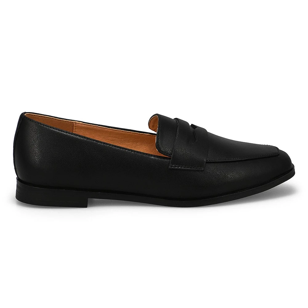 Women's Lynesse Leather Slip On Flat - Black